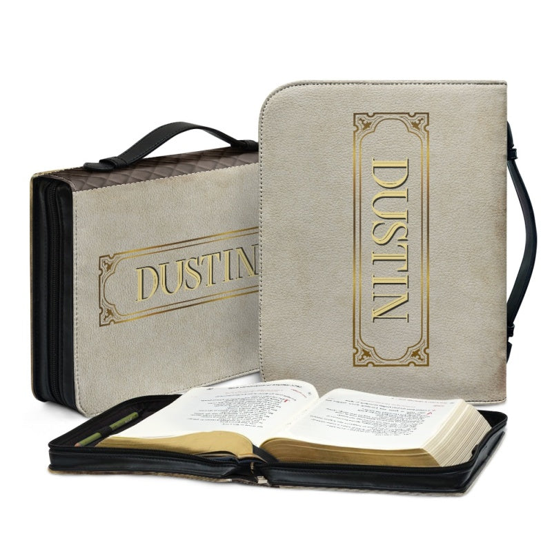 Christianartbag Bible Cover, To My Son From Mom Bible Cover, Personalized Bible Cover, Art Design Bible Cover, Christian Gifts, CAB02061223. - Christian Art Bag