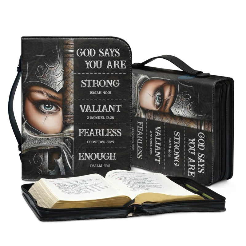 Christianartbag Bible Cover, God Says You Are God's Rules Bible Cover, Personalized Bible Cover, Christian Gifts, CAB01221023. - Christian Art Bag