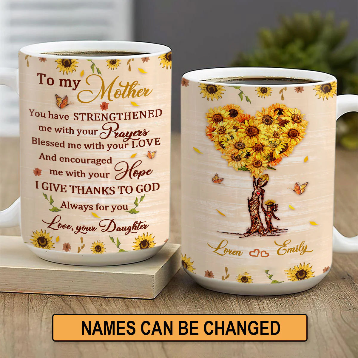 Christianartbag Drinkware, To My Mother You Have Strengthened, Personalized Mug, Tumbler, Personalized Gift for Mom. - Christian Art Bag