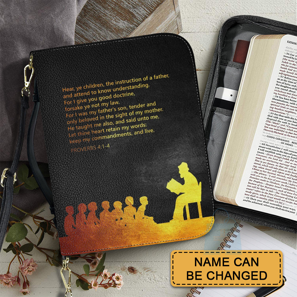 CHRISTIANARTBAG Bible Cover - Vintage Golden Style Bible Verses Psalm 121 - Personalized Bible Cover – Custom Name – CHRISTIANARTBAG Gift for Christians CAB01290625