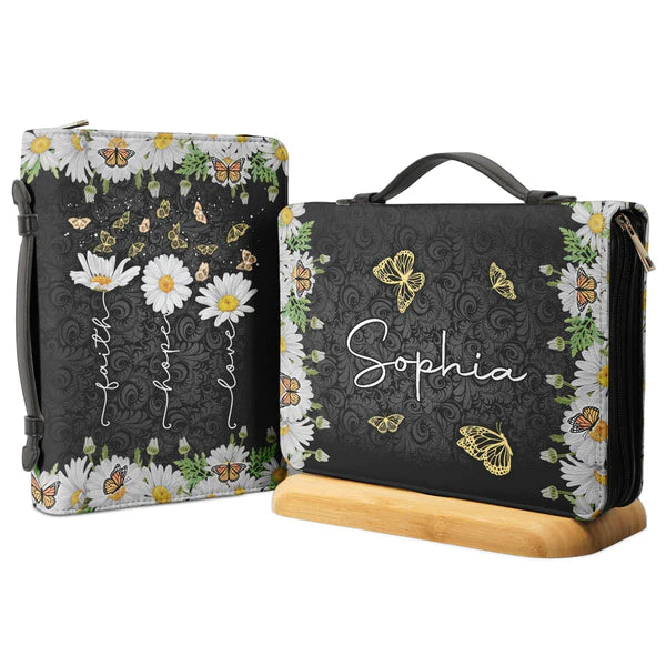 Christianart Bible Cover, Faith Hope Love, Personalized Gifts for Pastor, Gifts For Women, Gifts For Men. - Christian Art Bag