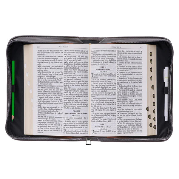 Christianartbag Bible Cover, Faith Does Not Make Things Easy Luke 1:37 Bible Cover, Personalized Bible Cover, Gifts For Women, Christmas Gift, CABBBCV02090823. - Christian Art Bag