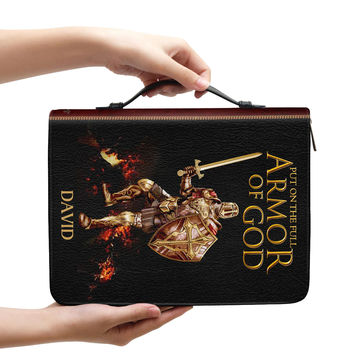 Christianart Bible Cover, Put On The Full Armor Of God, Personalized Gifts, Gifts For Women, Gifts For Men, Christmas Gift. - Christian Art Bag