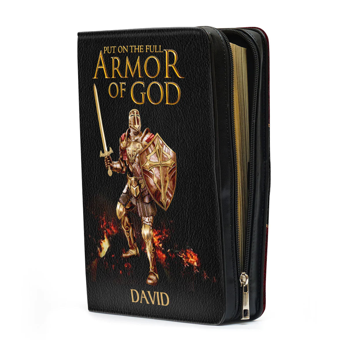 Christianart Bible Cover, Put On The Full Armor Of God, Personalized Gifts, Gifts For Women, Gifts For Men, Christmas Gift. - Christian Art Bag