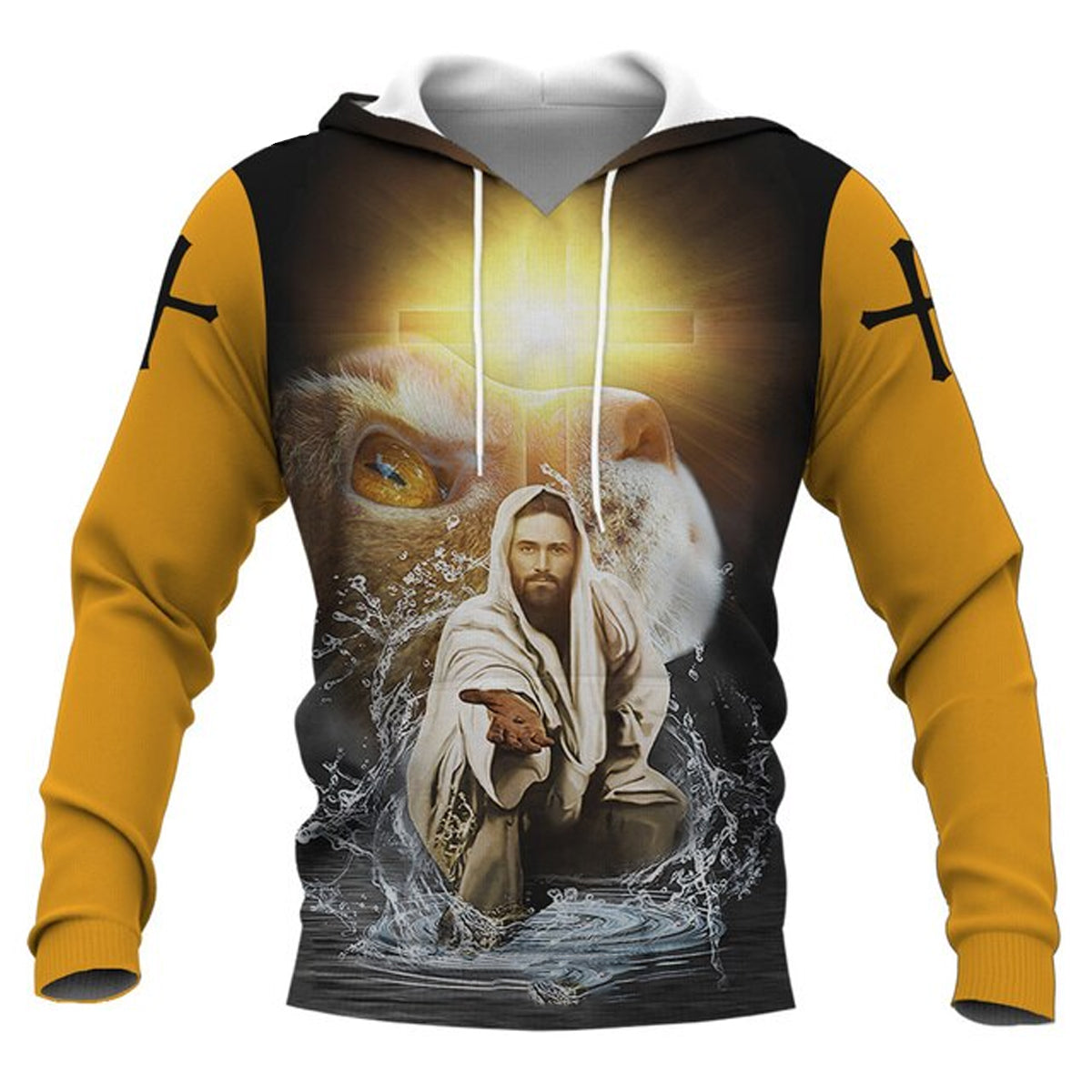 Christianartbag Hoodie, 3D All Over Printed God Christian Jesus Hoodie For Men/Women, Christian 3D T-Shirt, Christian 3D Hoodie, Christian 3D Sweater, Unisex 3D T-Shirt. - Christian Art Bag