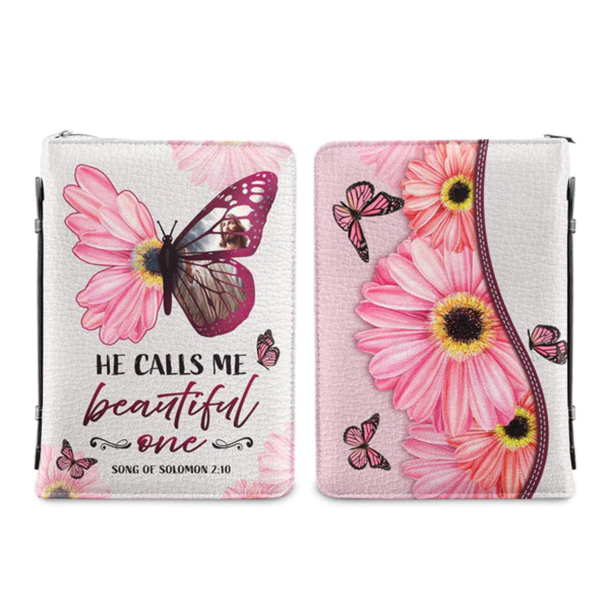 Christianart Bible Cover, He Calls Me Beautiful One Song Of Solomon 2:10, Gifts For Women, Christmas Gift, Holiday Gift. - Christian Art Bag