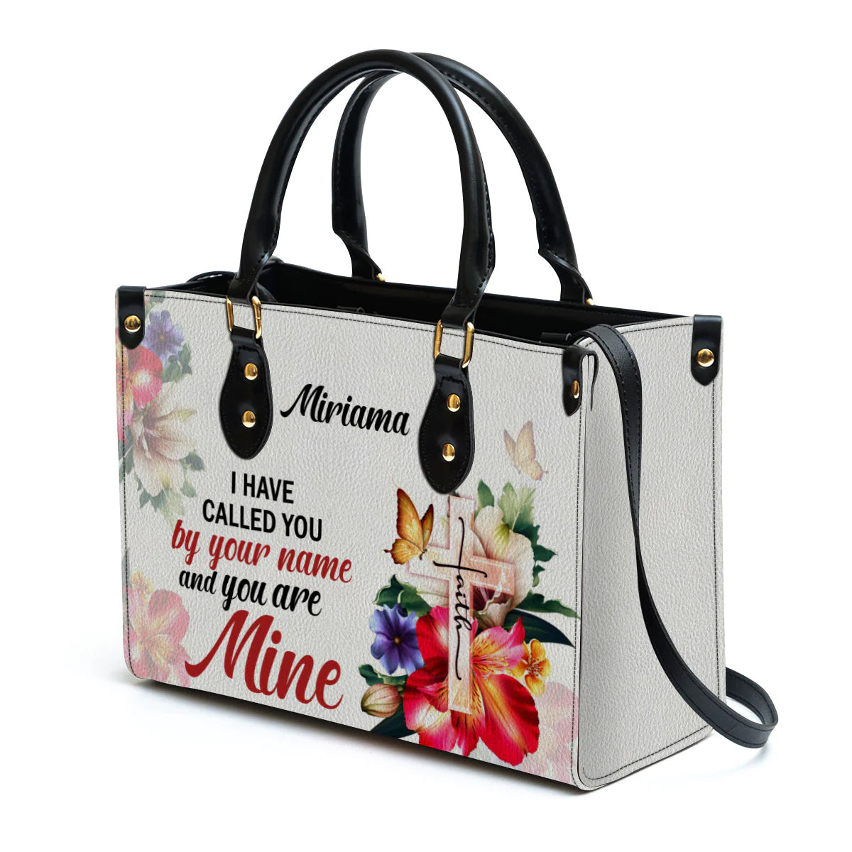 Christianart Handbag, I Have Called You By Your Name Isaiah 43:1, Personalized Gifts, Gifts for Women. - Christian Art Bag