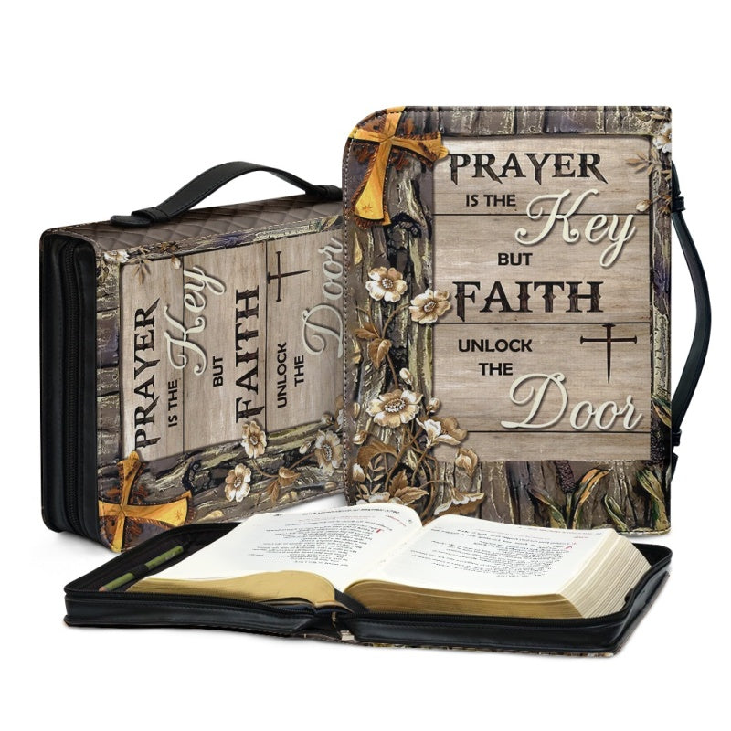 Christianartbag Bible Cover, Divine Guardian Bible Cover with Lion and Savior Imagery - Personalized Name Option, CAB02022324.