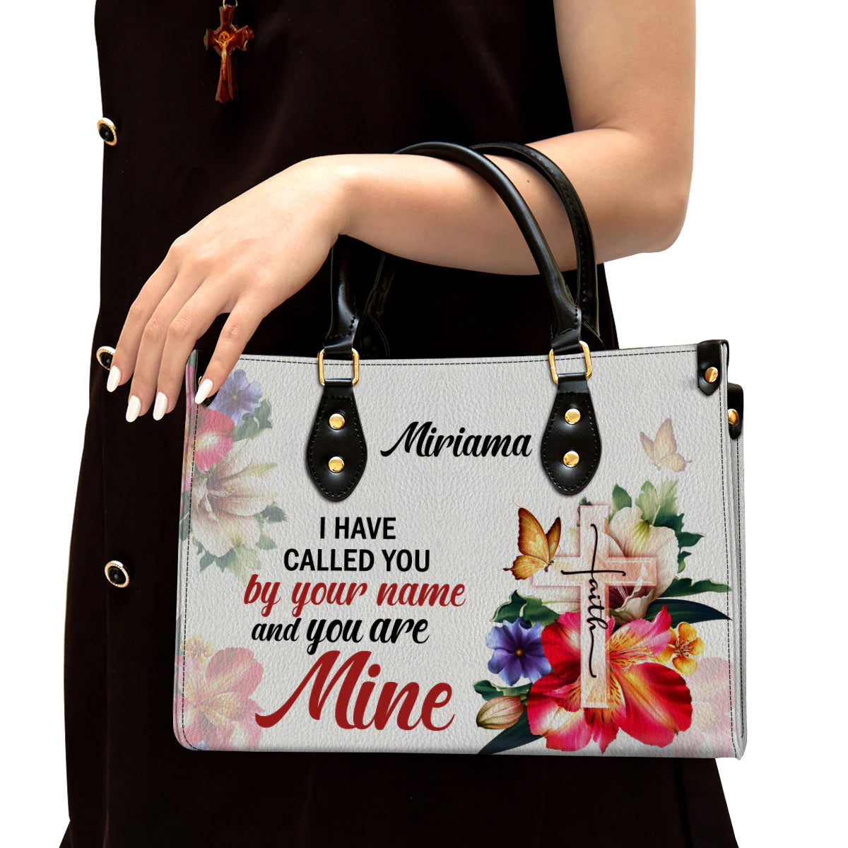Christianart Handbag, I Have Called You By Your Name Isaiah 43:1, Personalized Gifts, Gifts for Women. - Christian Art Bag