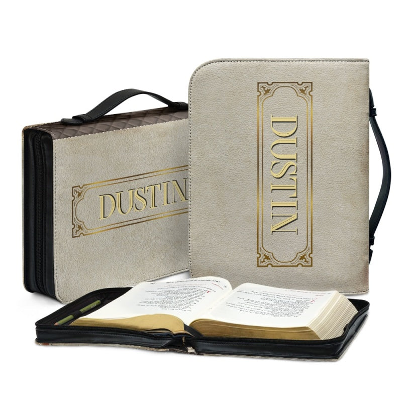 Christianartbag Bible Cover, To My Son From Mom Bible Cover, Personalized Bible Cover, Art Design Bible Cover, Christian Gifts, CAB01061223. - Christian Art Bag