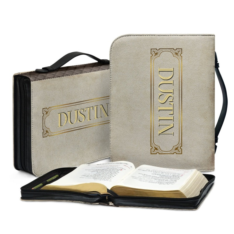 Christianartbag Bible Cover, To My Son From Mom Bible Cover, Personalized Bible Cover, Art Design Bible Cover, Christian Gifts, CAB03061223. - Christian Art Bag