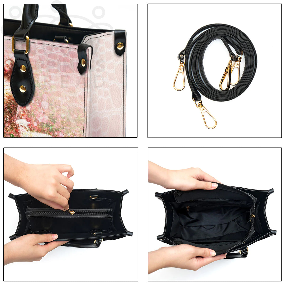 Christianart Handbag, Personalized Hand Bag, The Lord Will Provide, Personalized Gifts, Gifts for Women. - Christian Art Bag
