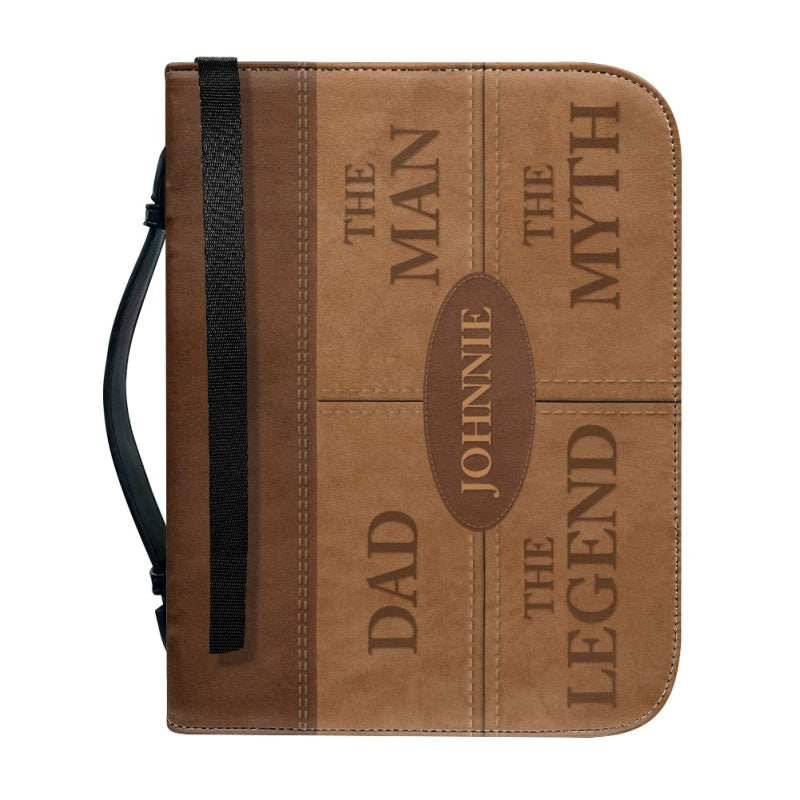 Personalized Bible Cover - Custom Dad Bible Cover: Personalized Tribute to The Legend - Customizable Christian Gift by CHRISTIANARTBAG - CAB06160524.