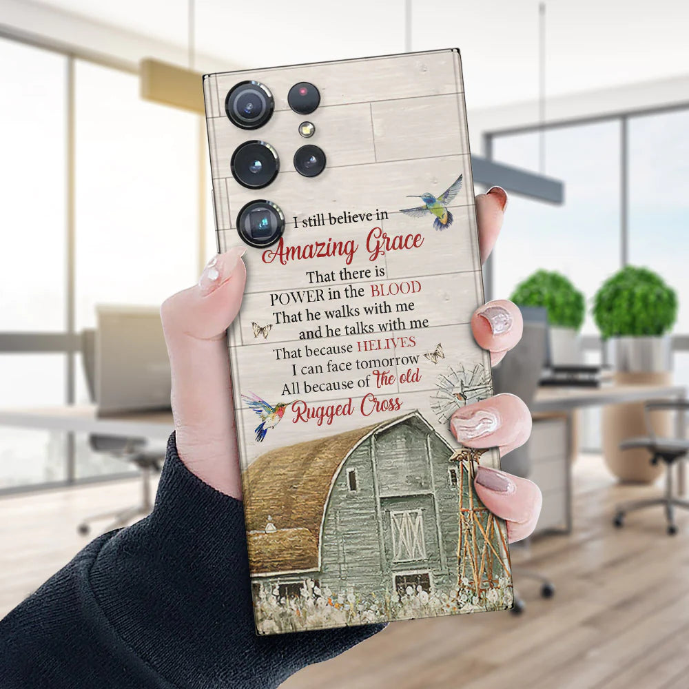 Christianartbag Phone Case, I Still Believe In Amazing Grace Phone Case, Personalized Phone Case, Christian Phone Case, Jesus Phone Case, Bible Verse Phone Case. - Christian Art Bag