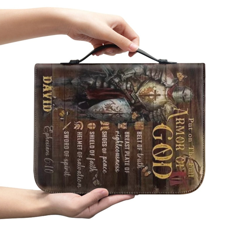 Christianartbag Bible Cover, Armor Of God Bible Cover, Personalized Bible Cover, Warrior of God Bible Cover, Christian Gifts, CAB01100124. - Christian Art Bag
