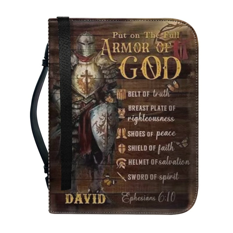 Christianartbag Bible Cover, Armor Of God Bible Cover, Personalized Bible Cover, Warrior of God Bible Cover, Christian Gifts, CAB01100124. - Christian Art Bag