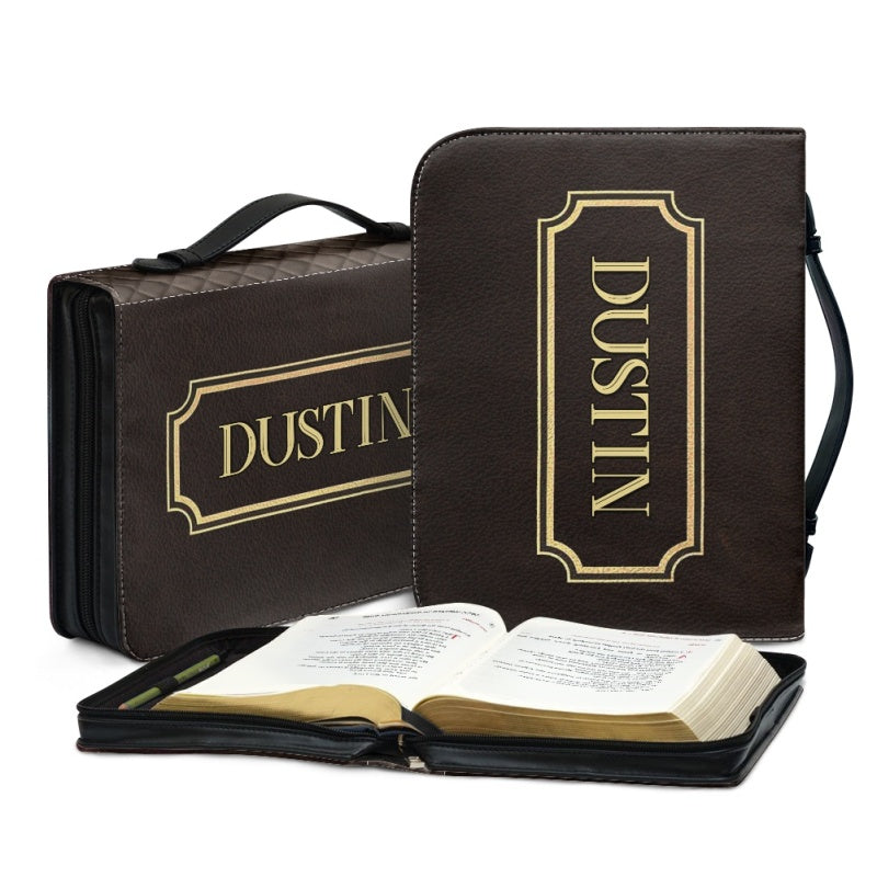 Christianartbag Bible Cover, To My Son From Mom Bible Cover, Personalized Bible Cover, Art Design Bible Cover, Christian Gifts, CAB06061223. - Christian Art Bag
