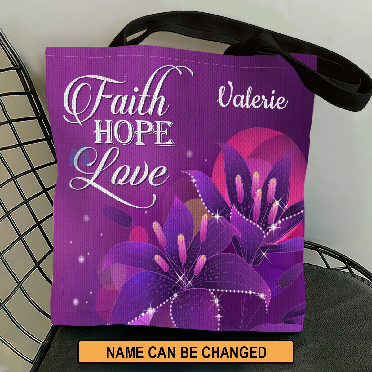 Christianart Designer Handbags, Faith, Hope, Love, Personalized Gifts, Gifts for Women, Christmas Gift. - Christian Art Bag