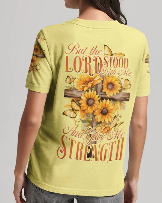 Christianartbag 3D T-Shirt For Women, Lord Stood With Me Women's All Over Print Shirt, Christian Shirt, Faithful Fashion, 3D Printed Shirts for Christian Women - Christian Art Bag