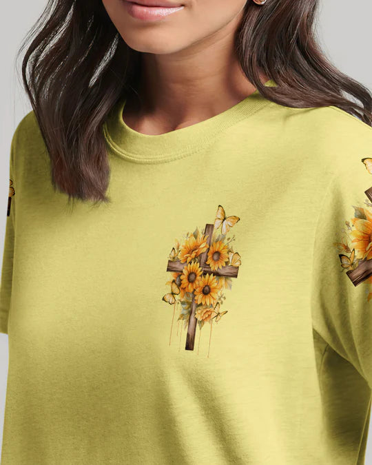 Christianartbag 3D T-Shirt For Women, Lord Stood With Me Women's All Over Print Shirt, Christian Shirt, Faithful Fashion, 3D Printed Shirts for Christian Women - Christian Art Bag
