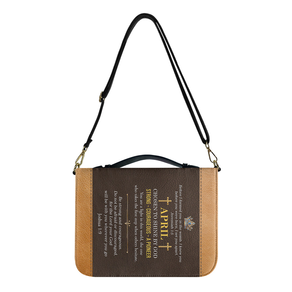 CHRISTIANARTBAG Bible Cover - Discover Your God-Given Purpose Through Your Birth Month Prophecy - Personalized Bible Cover, CABBBCV01030125