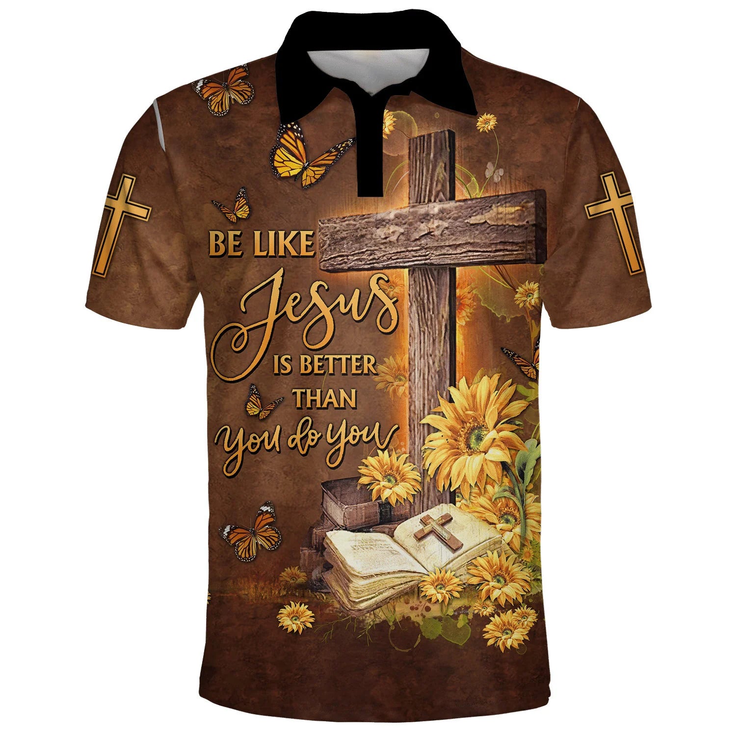 Christianartbag Polo Shirt, Be Like Jesus Is Better Than You Do You Polo Shirt, Christian Shirts & Shorts. - Christian Art Bag