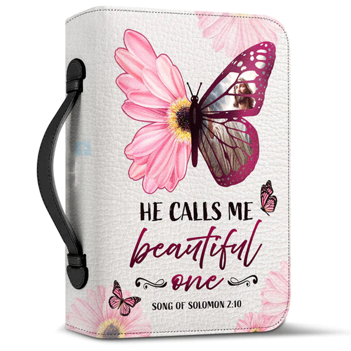 Christianart Bible Cover, He Calls Me Beautiful One Song Of Solomon 2:10, Gifts For Women, Christmas Gift, Holiday Gift. - Christian Art Bag