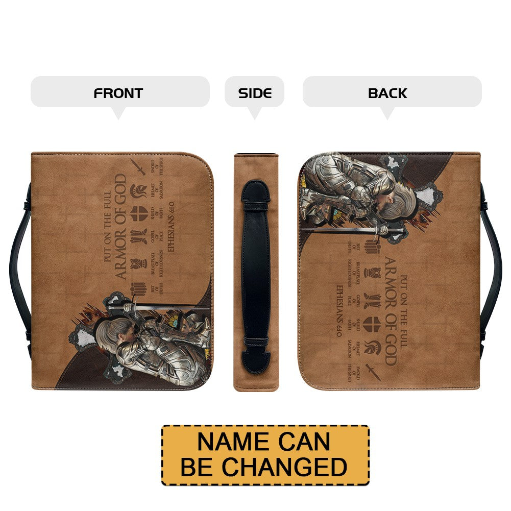 CHRISTIANARTBAG Personalized Leather Handbag - Armor Of GOD - CABLTHB01170524.