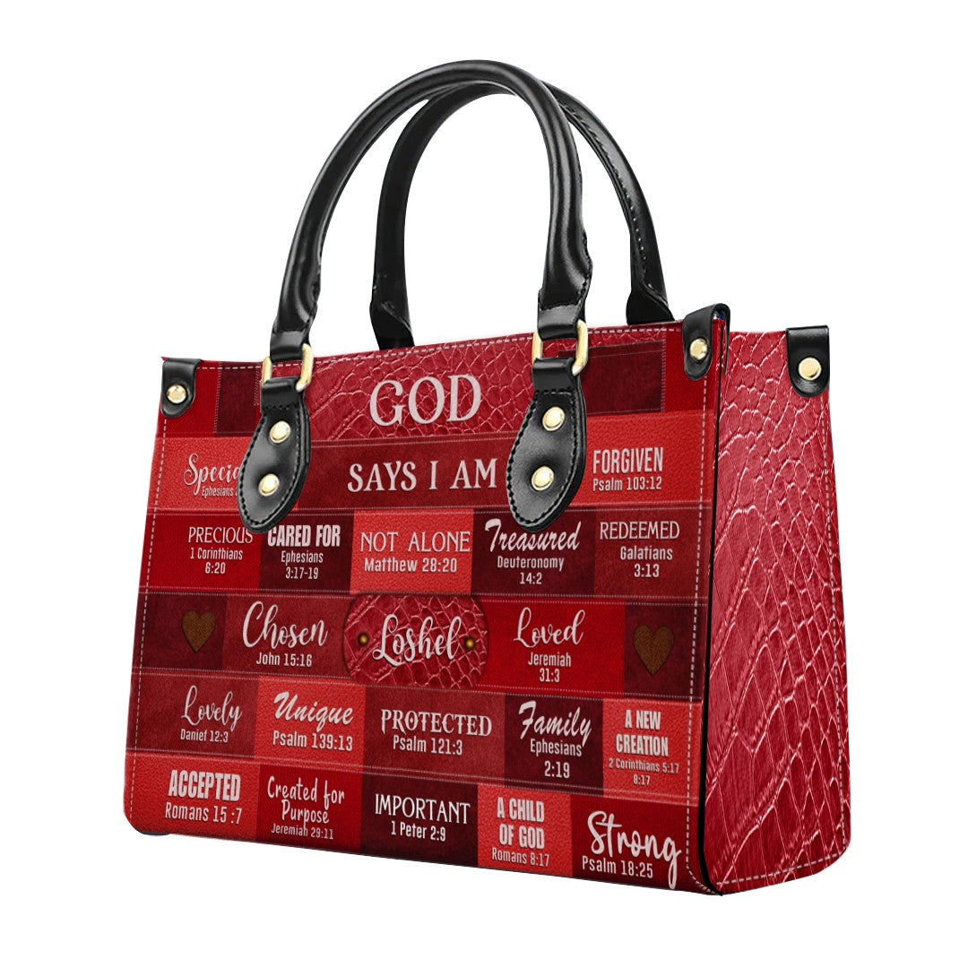 CHRISTIANARTBAG Crossbody Bag with Chain - Personalized Crossbody Bag with Chain - GOD SAYS I AM - CABCBC04300524