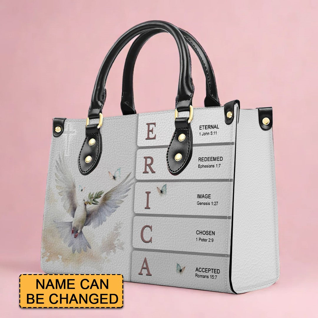 CHRISTIANARTBAG Handbags, Personalized Leather Handbags - Custom Name and Image – Uncover the sacred meaning of your name - Gifts for Women, CABLTB01020425