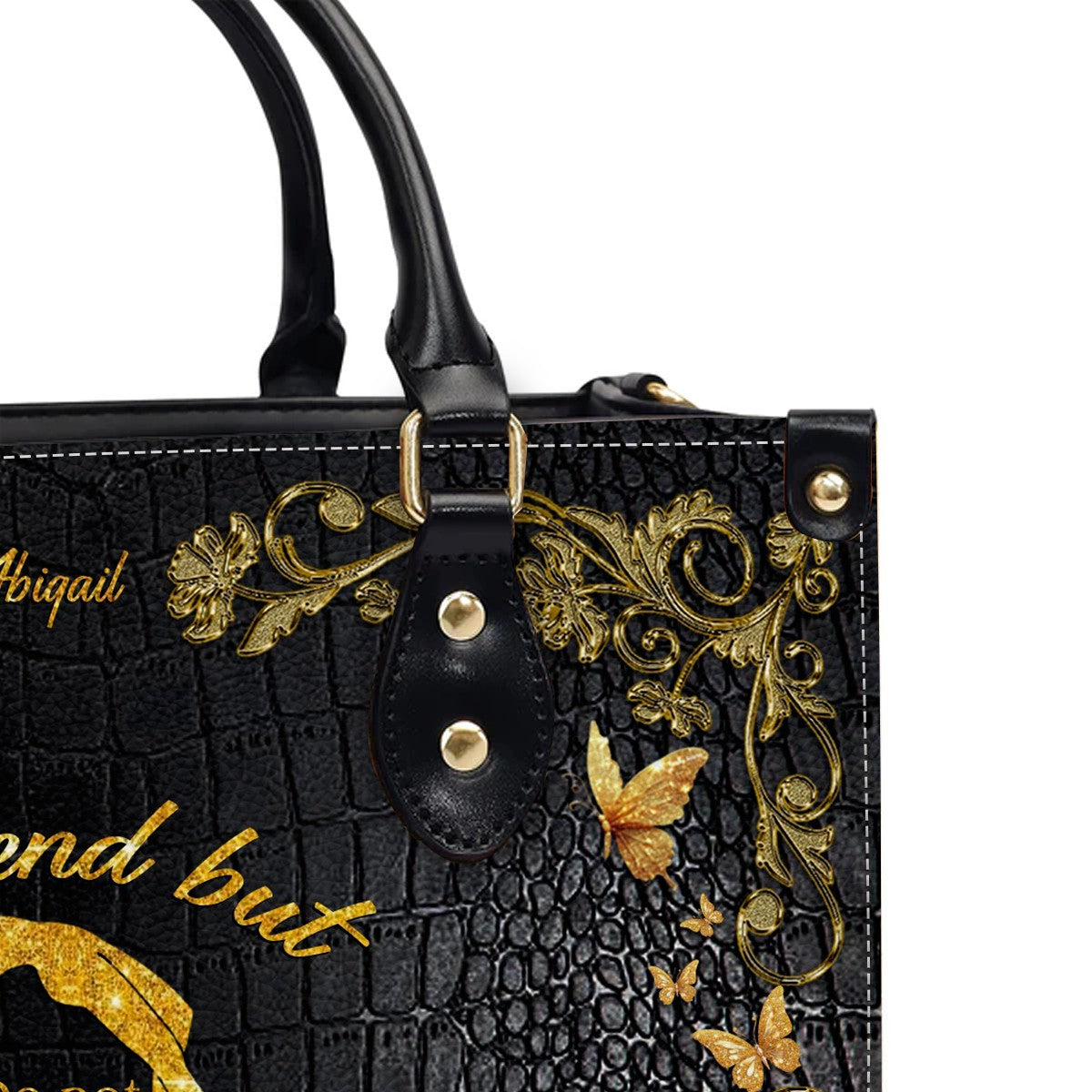 Custom “I Bend But Do Not Break” Bible Verse Bag – Personalized Christian Handbag