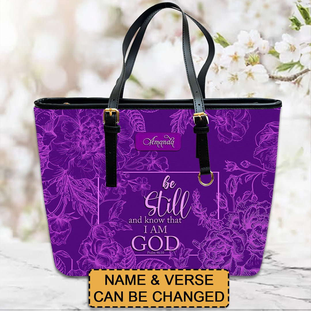 CHRISTIANARTBAG Handbag - Personalized Leather Handbag - Custom Verse Christian Bag - Custom Color bags - CABLTHB01010624.