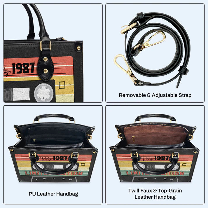 CHRISTIANARTBAG Limited Edition Vintage 1987 Cassette Tape Leather Handbag - CABLTHB03300324.