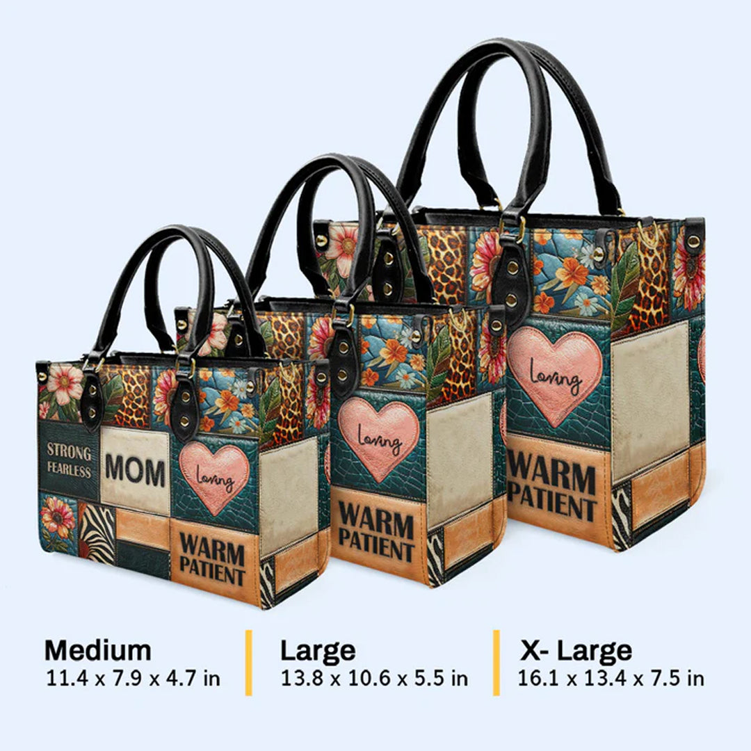 CHRISTIANARTBAG 'Attributes of a Mom' Patchwork Leather Handbag - CABLTHB09300324.
