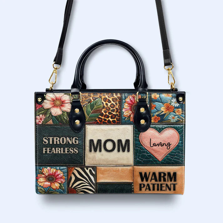 CHRISTIANARTBAG 'Attributes of a Mom' Patchwork Leather Handbag - CABLTHB09300324.