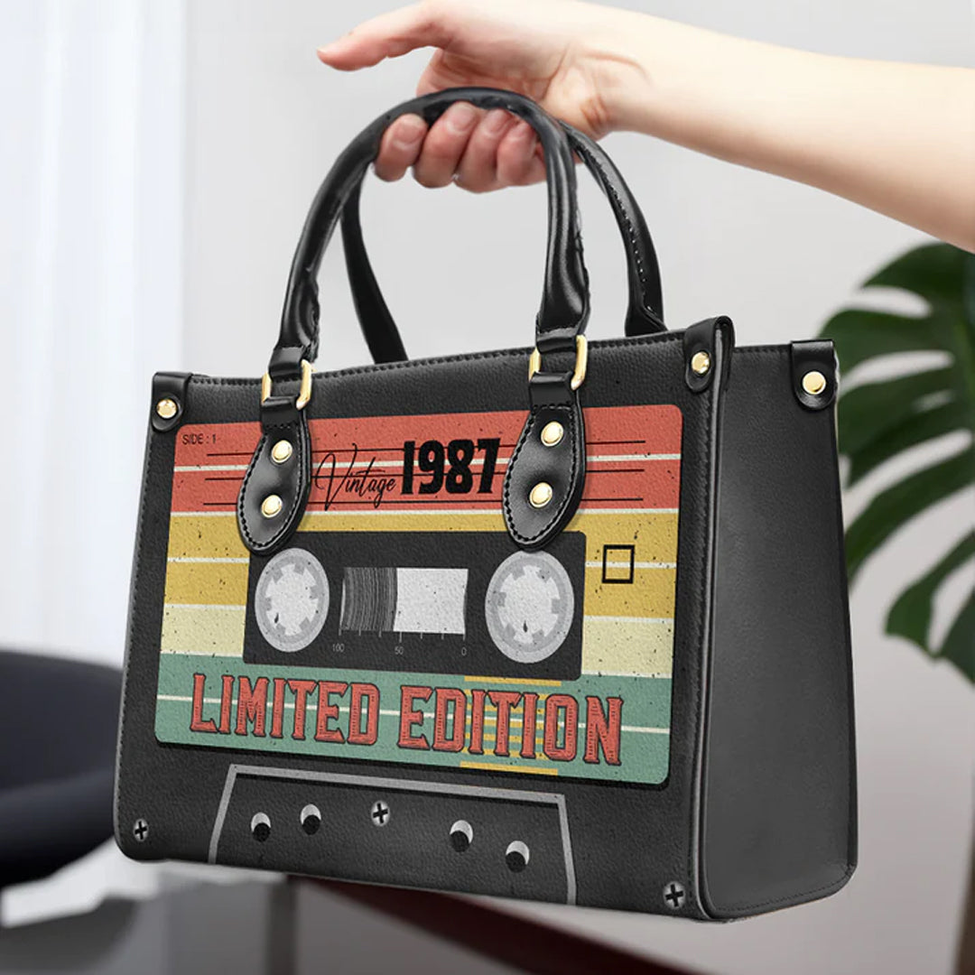 CHRISTIANARTBAG Limited Edition Vintage 1987 Cassette Tape Leather Handbag - CABLTHB03300324.