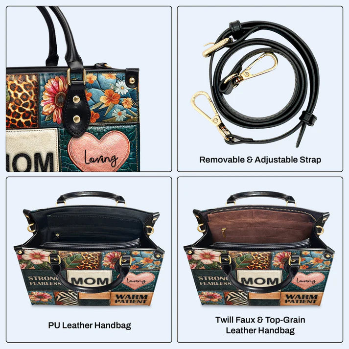 CHRISTIANARTBAG 'Attributes of a Mom' Patchwork Leather Handbag - CABLTHB09300324.