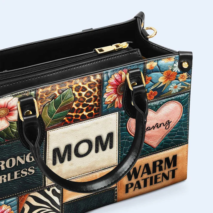CHRISTIANARTBAG 'Attributes of a Mom' Patchwork Leather Handbag - CABLTHB09300324.