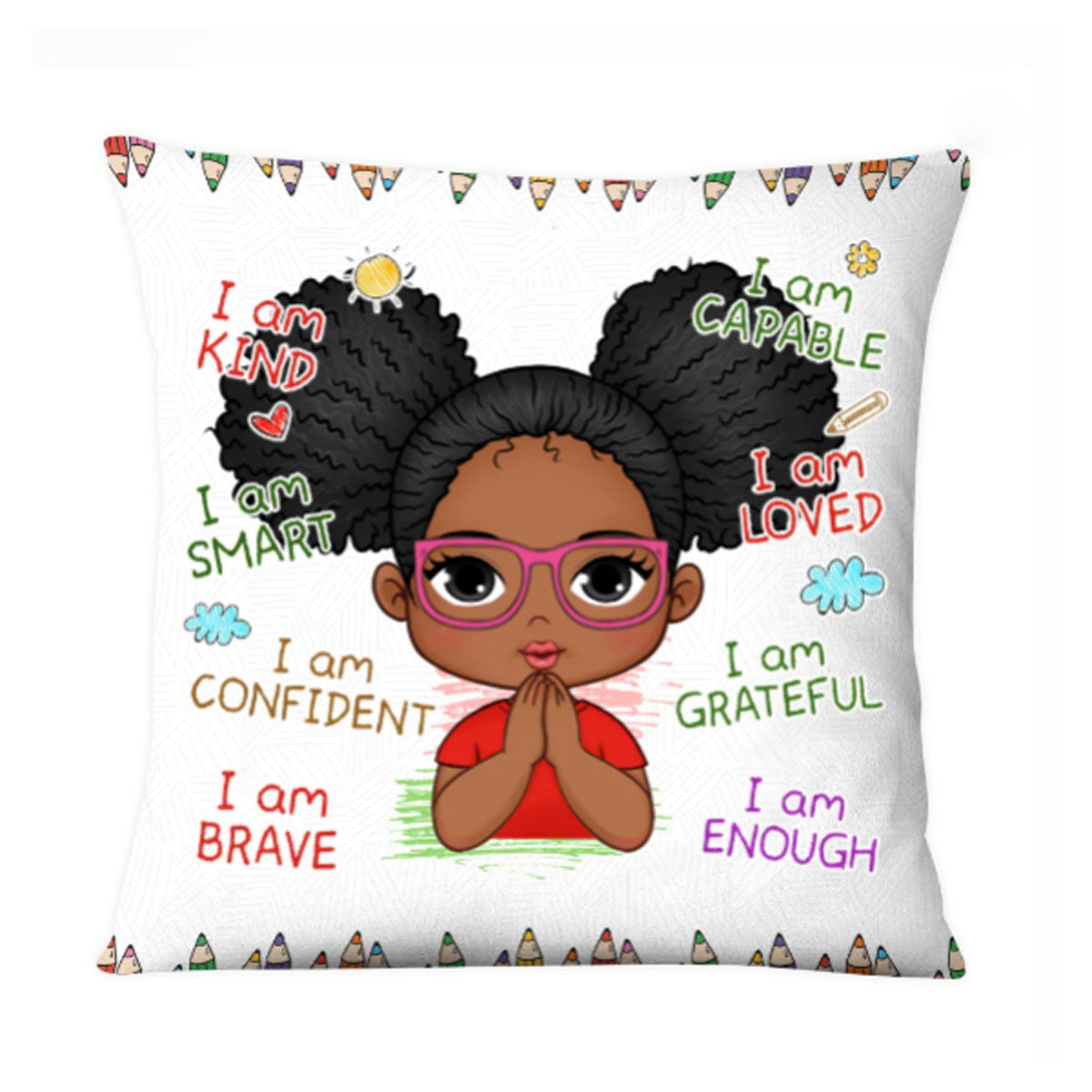 Christianartbag Pillow, I Am Kind Pillow, Personalized Throw Pillow, Christian Gift, Christian Pillow, Christmas Gift, CABPL01100923. - Christian Art Bag