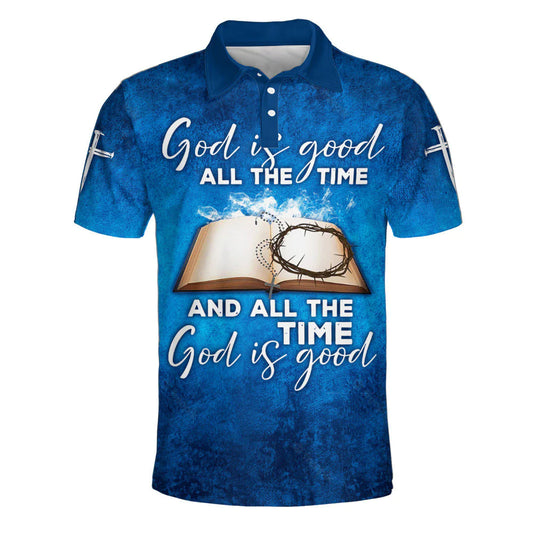 Christianartbag Polo Shirt, God Is Good All The Time God Is Good Polo Shirt, Christian Shirts & Shorts. - Christian Art Bag