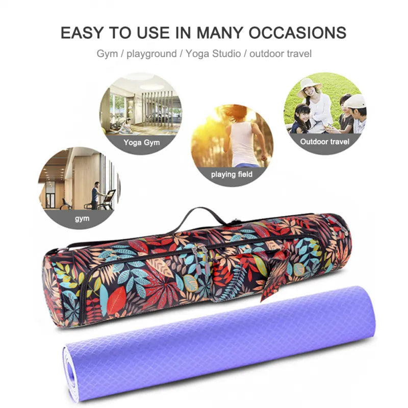 HPSP YOGA Mat Bags, Fashion Yoga Mat Bag Woman Yoga Bag Yoga Mat Bag Men Sports Mat Bag Pilates Mat Backpack Fitness Dance Gym Mat - Christian Art Bag