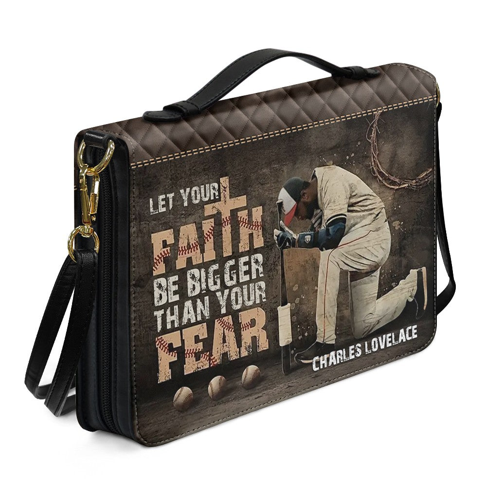 Christianartbag Bible Cover, Home Run Faith Bible Cover with Inspirational Sports Theme, CAB02301123.