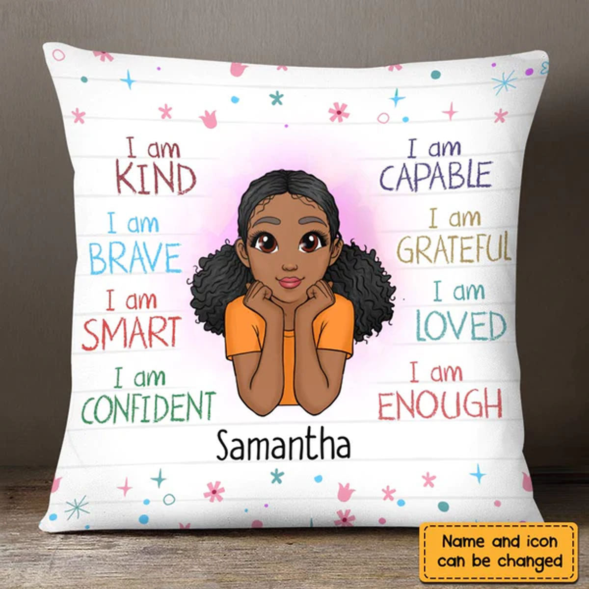 Christianartbag Pillow, I Am Kind Pillow, Personalized Throw Pillow, Christian Gift, Christian Pillow, Christmas Gift, CABPL02100923. - Christian Art Bag