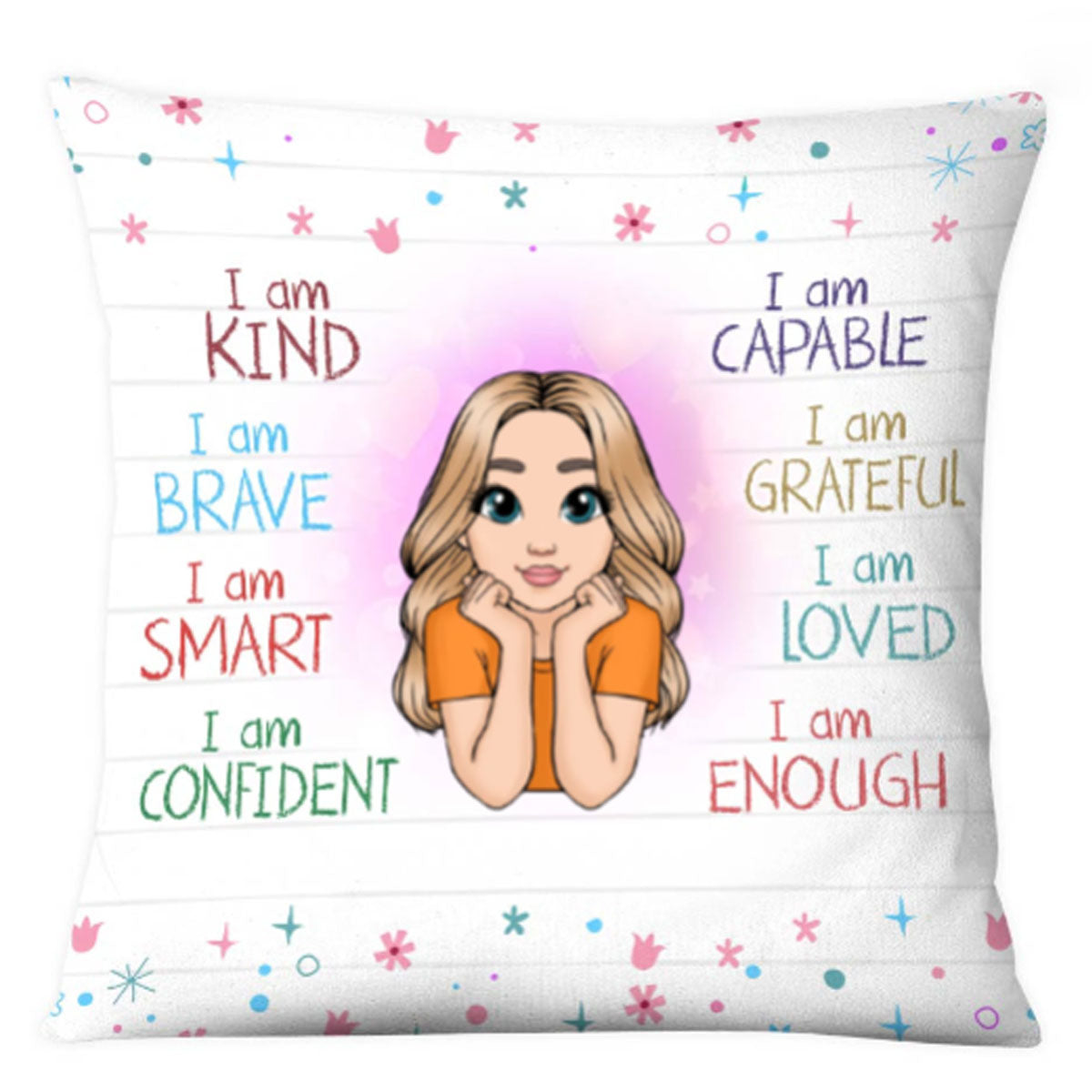 Christianartbag Pillow, I Am Kind Pillow, Personalized Throw Pillow, Christian Gift, Christian Pillow, Christmas Gift, CABPL02100923. - Christian Art Bag