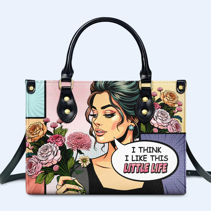 Customizable Comic Art Leather Handbag – CHRISTIANARTBAG - CABLTHB01020424.