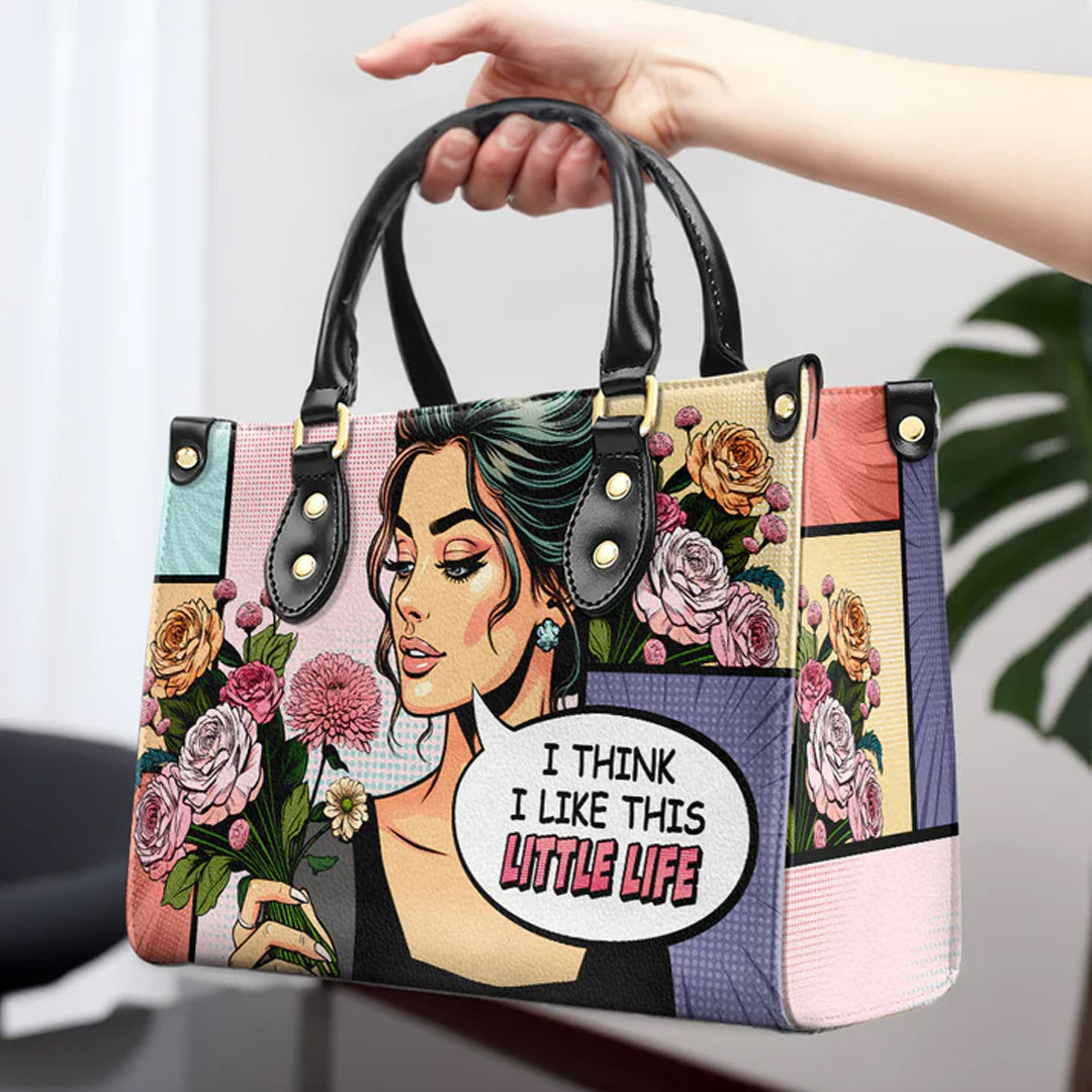 Customizable Comic Art Leather Handbag – CHRISTIANARTBAG - CABLTHB01020424.