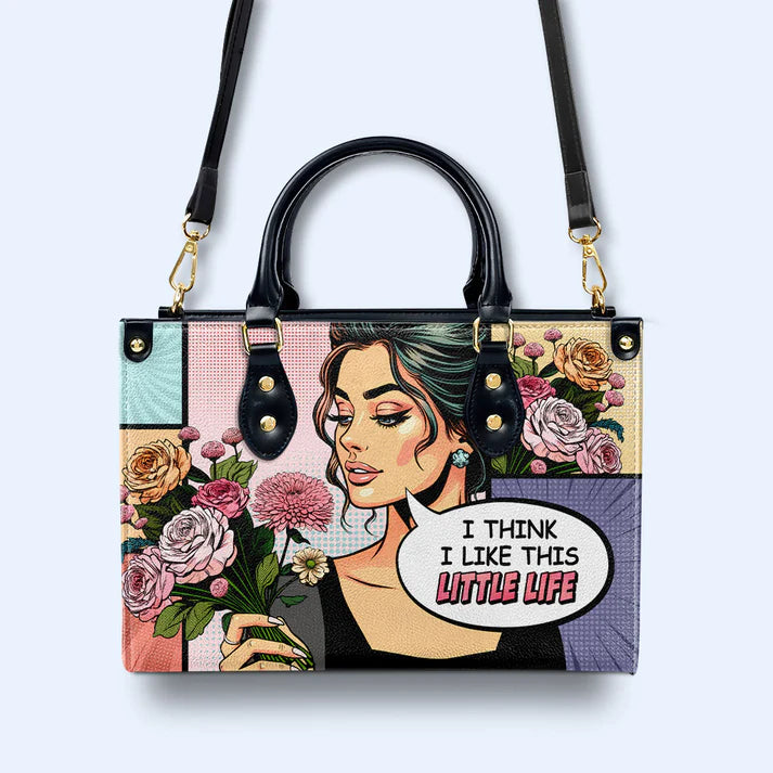 Customizable Comic Art Leather Handbag – CHRISTIANARTBAG - CABLTHB01020424.