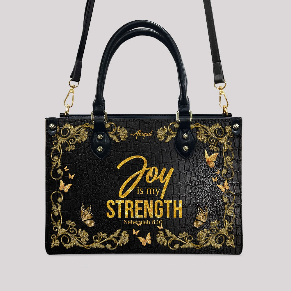 Strength & Courage – Personalized Christian Handbag