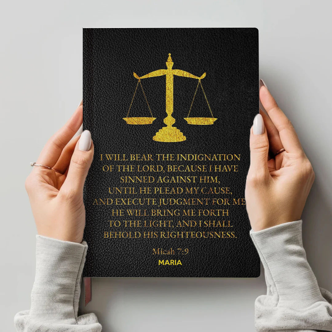 Personalized Psalm 121 Bible Cover – Custom Name | Personalized Leather Notebook