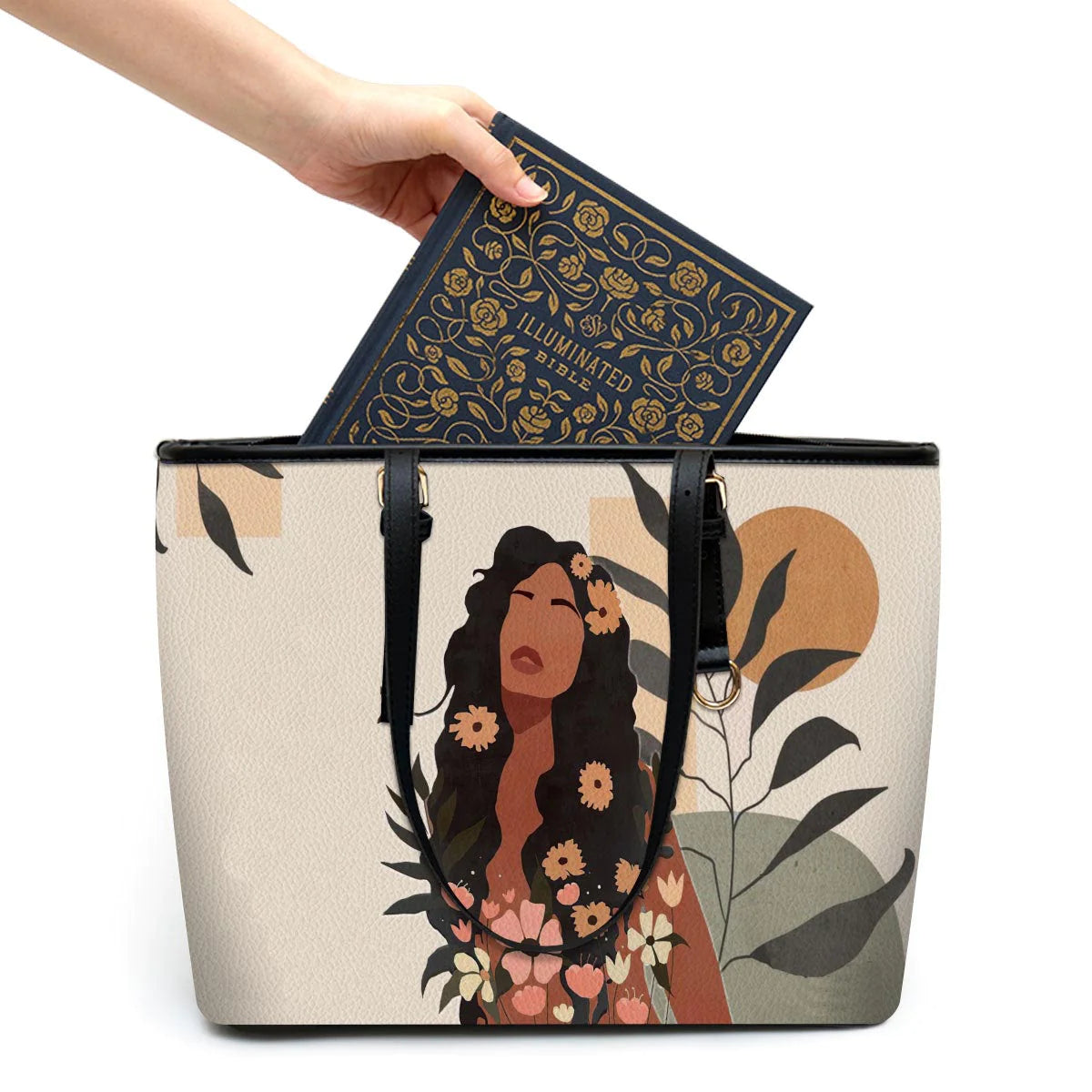 Christianartbag Handbag, Life Is Good Because God Is Great Pretty, Personalized Gifts, Gifts for Women, Christmas Gift. - Christian Art Bag